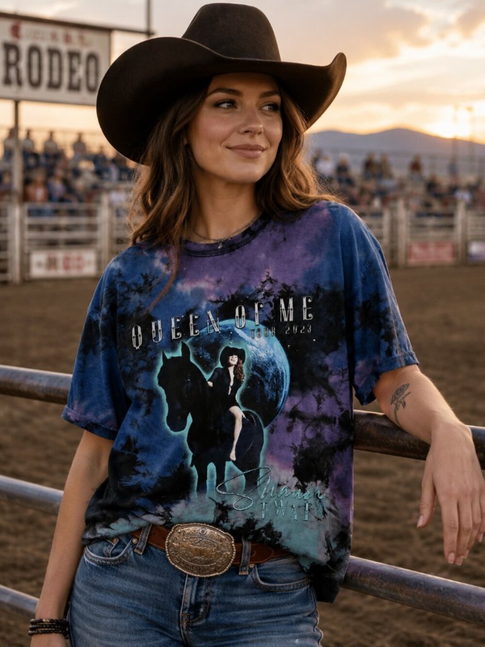 Ladies Shania Twain Queen Of Me Tour TShirt